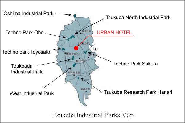 Tsukuba Industrial Park Map